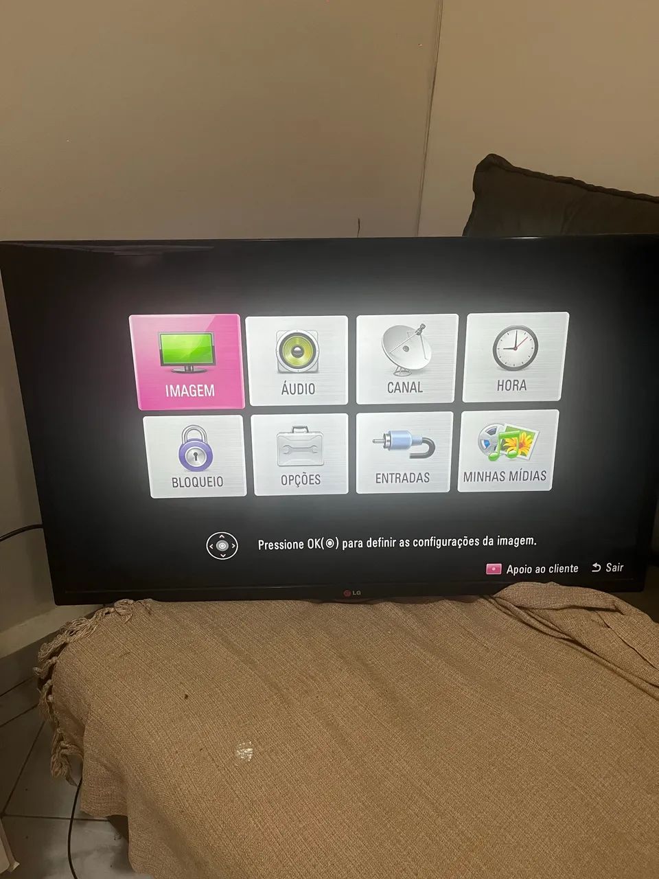 Tv LG 39 não smart 