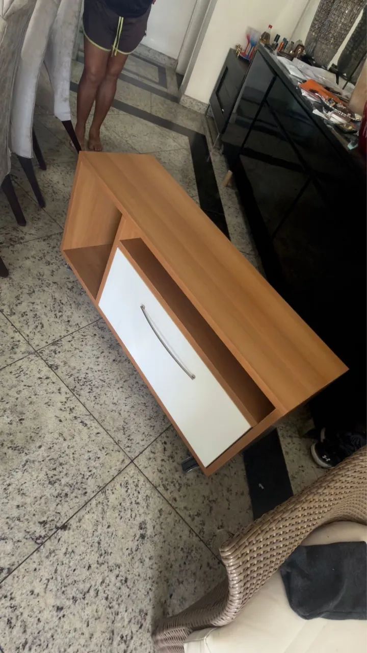 Rack de MDF com gaveta - excelente estado  - Foto 2