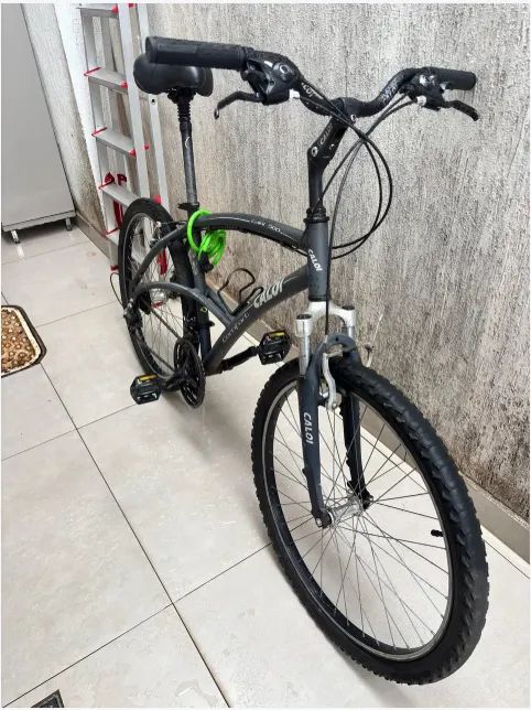 Bicicleta Caloi 500 Comfort - Revisada, Aro 26 e Suspensão (Impecável)