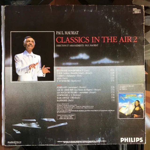 Paul Mauriat: Classics In The Air Vol. 2 - Disco Vinil Lp - Foto 2
