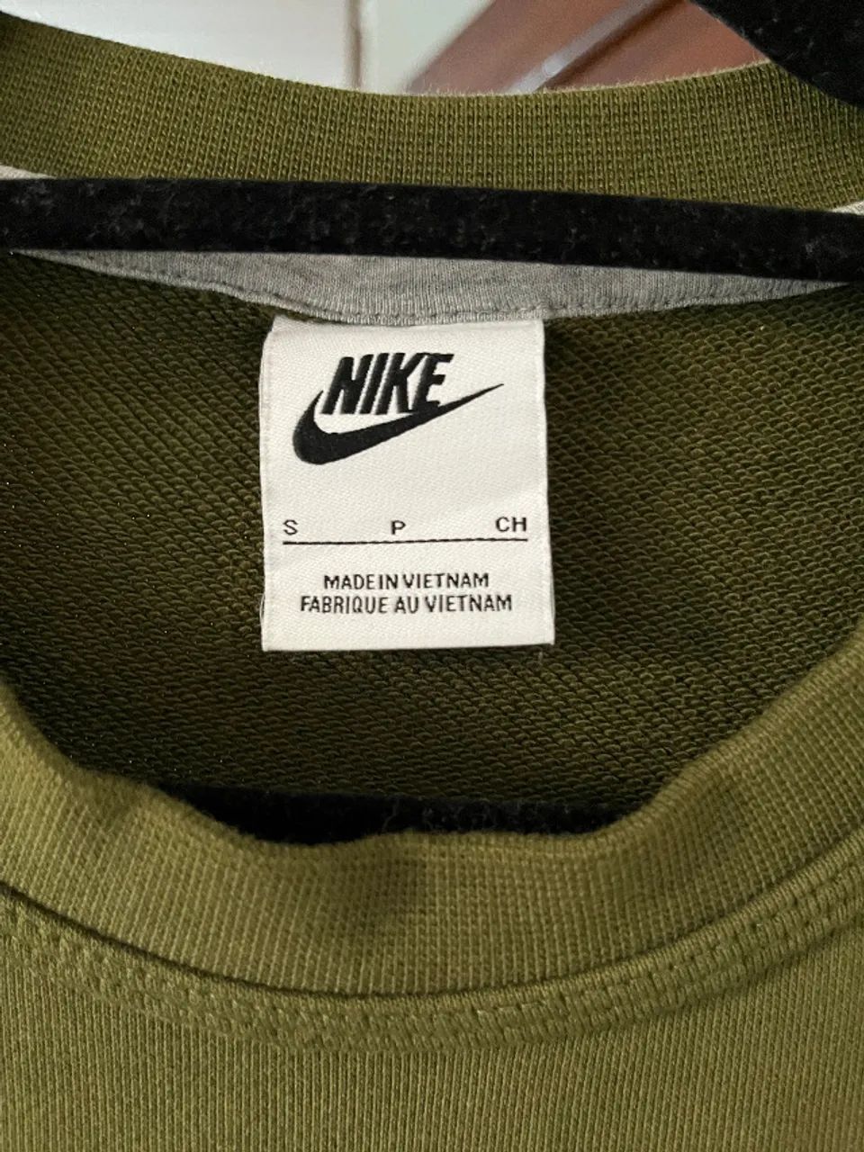  moletom nike verde musgo p  - Foto 4