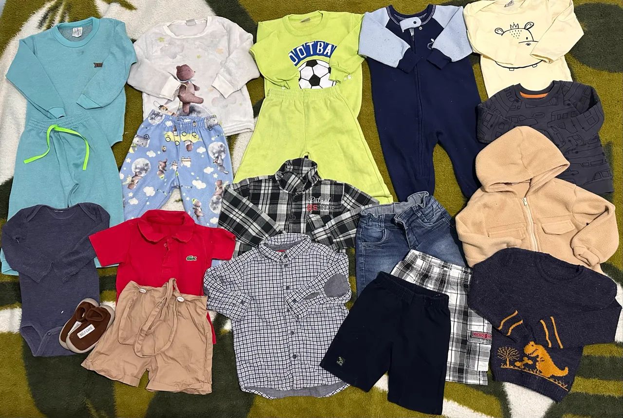 Lotinho 1 ano menino 50 peças  - Foto 2