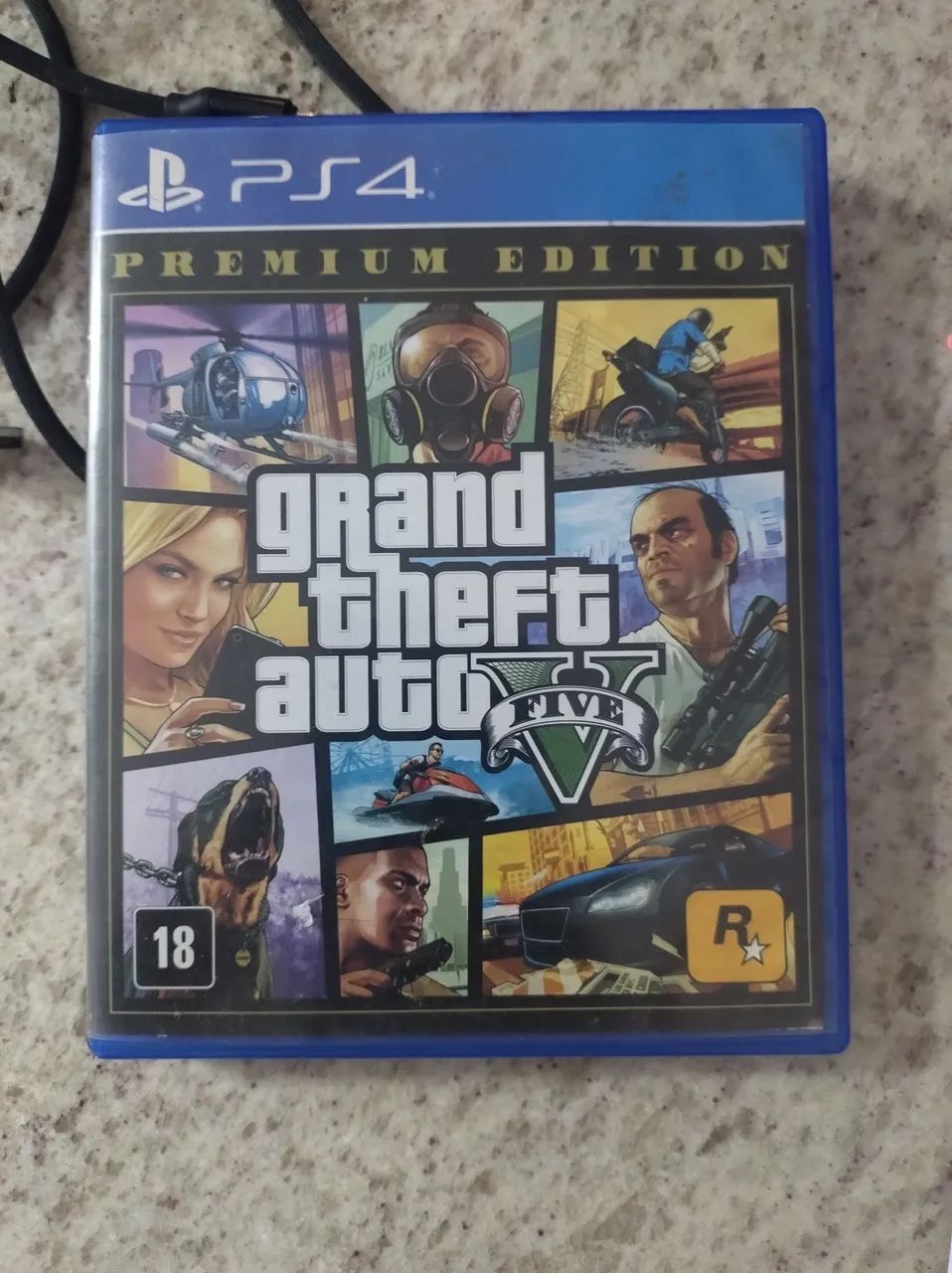 GTA V COM MAPA PARA PS4
