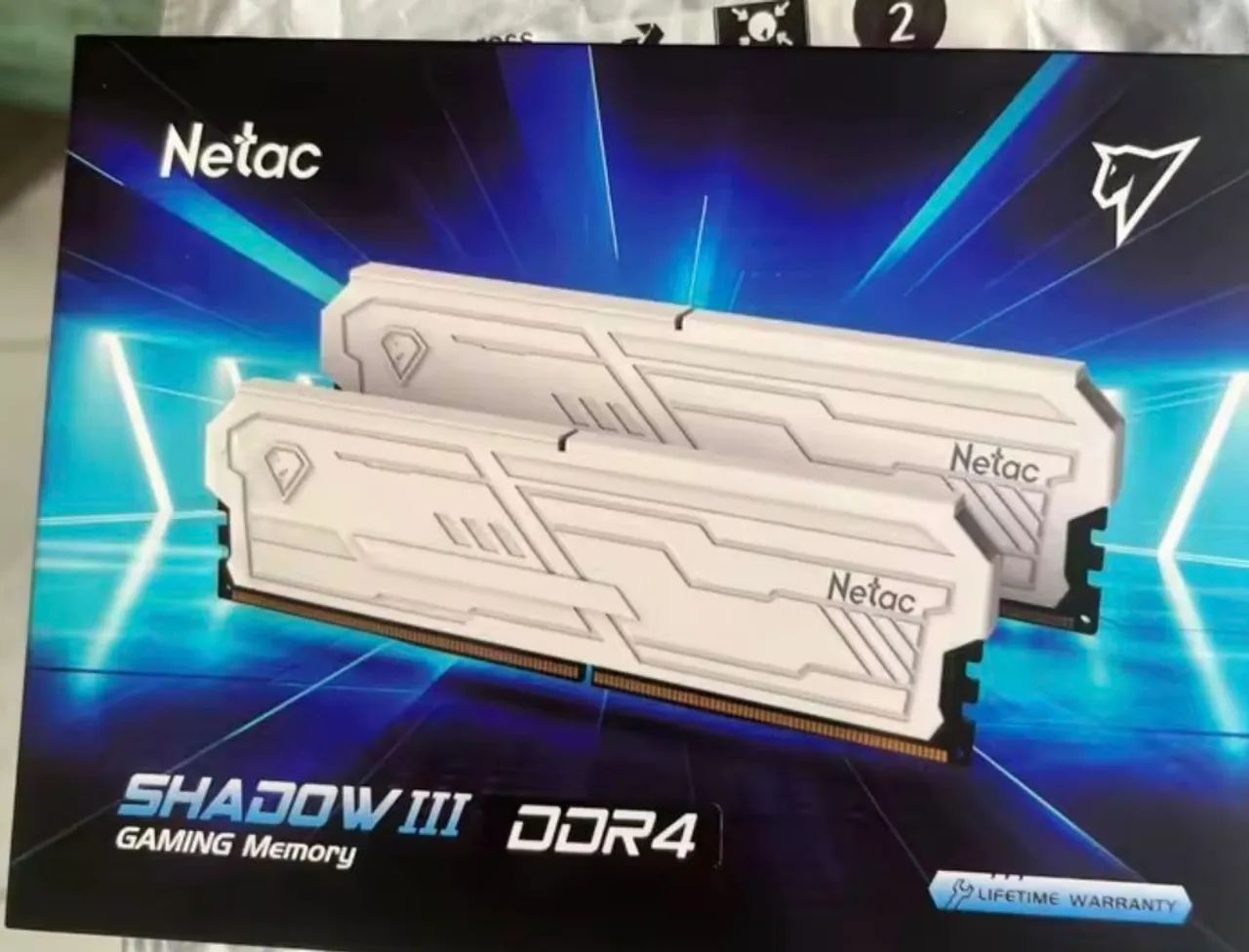 Kit memória Ram 2x8gb 3200mhz DDR4 Netac ( LACRADA) - Foto 2