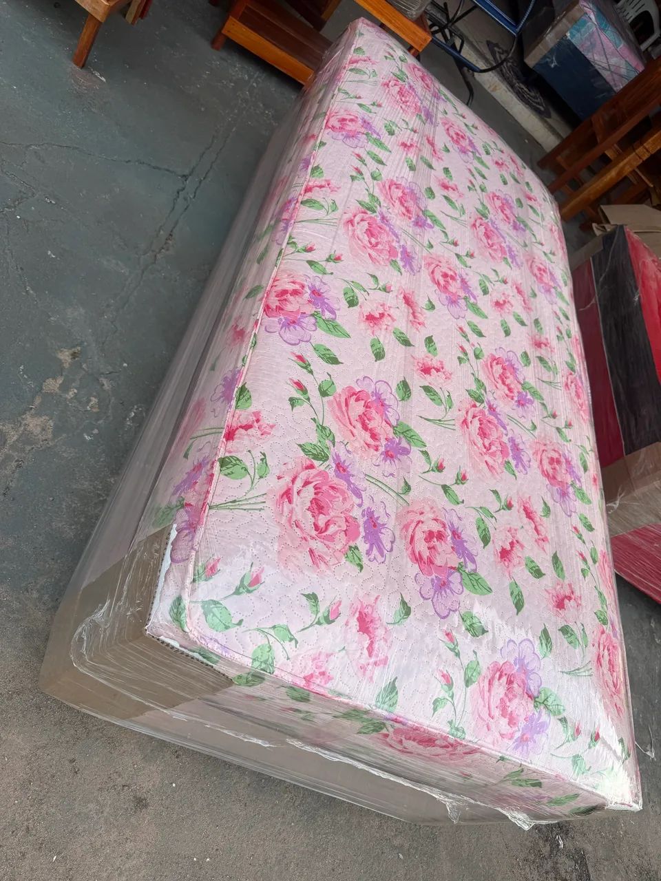 Cama solteiro espuma e de mola ensacada nova  - Foto 5