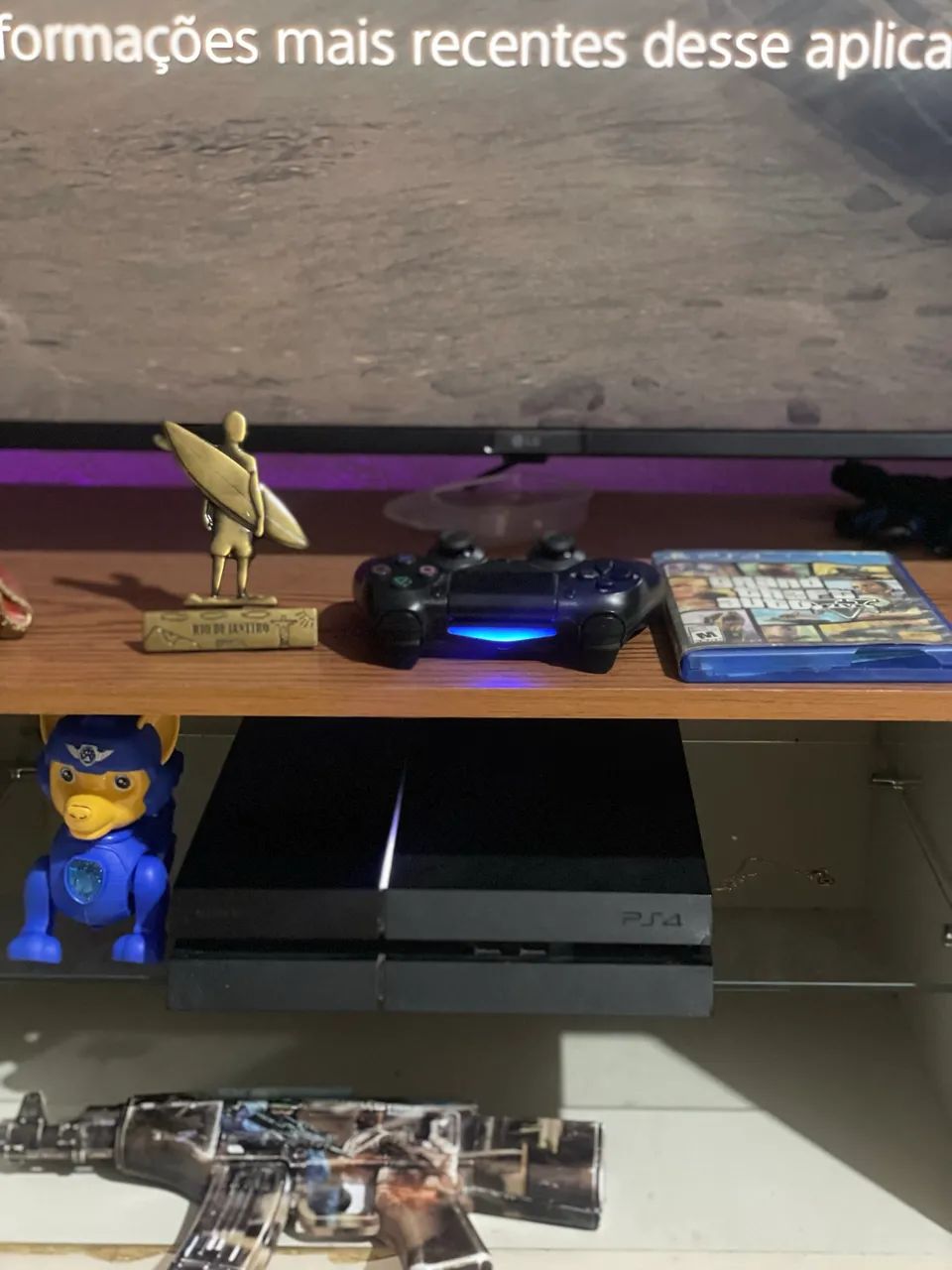 PS4 + CONTROLE + GTA V - Foto 5