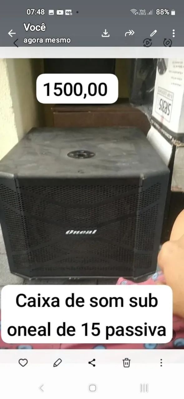  Caixa de som passiva de 15polegadas 