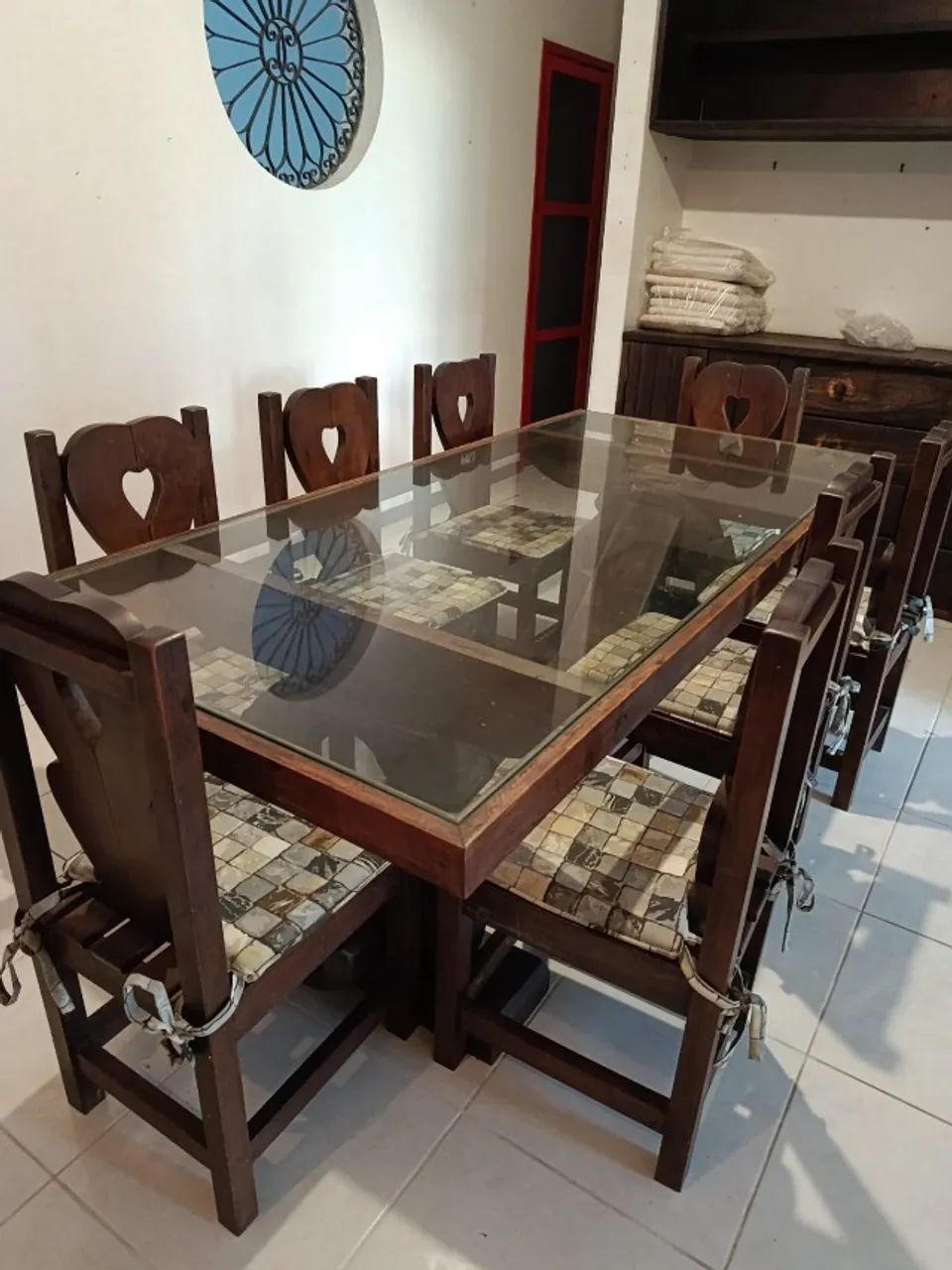 Mesa de jantar - 08 lugares