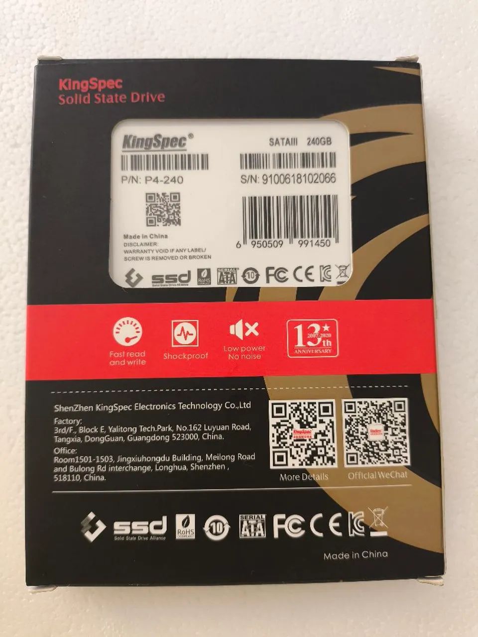 SSD 240gb NOVO (OPORTUNIDADE) - Armazenamento - Nova Parnamirim
