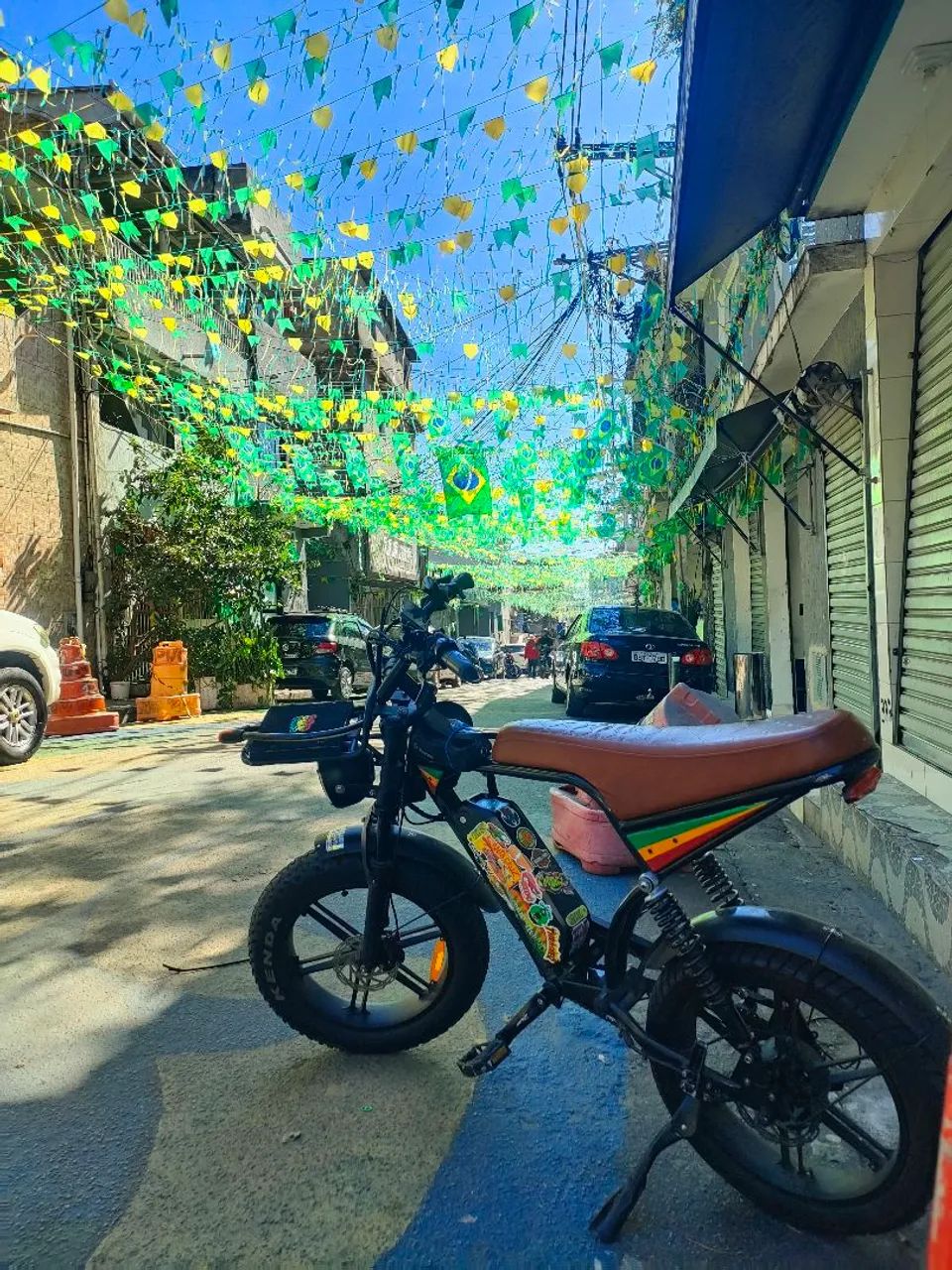 Bicicleta elétrica Ouxi V8 pro 