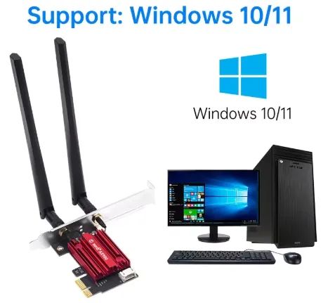 Placa de Rede FENVI AX900 WiFi 6 + Bluetooth 5.4 - Foto 2