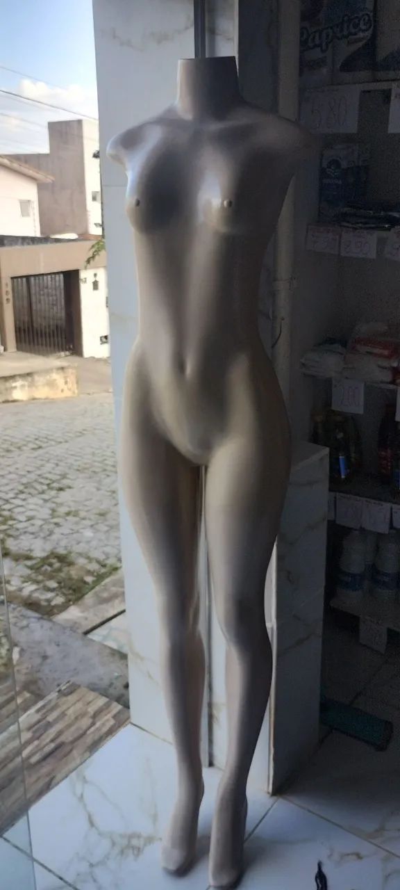 Vendo manequim feminino valor 80 semi novo 
