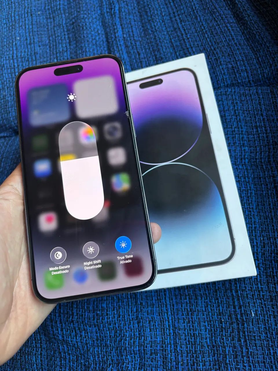 IPHONE 14 PRO MAX 256GB ZERADO NA CAIXA TODO ORIGINAL ACEITO INFERIOR E VOLTA !!! - Foto 4