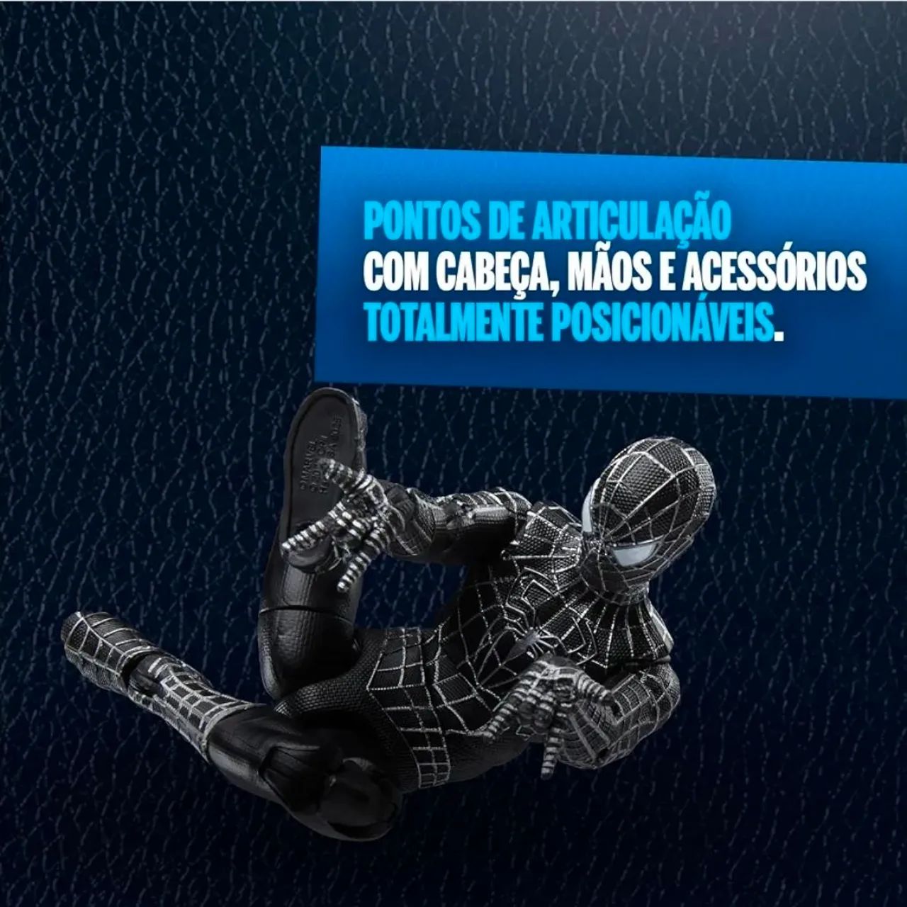 Marvel Legends Spider Man 3 Black Suit lacrado - Foto 3