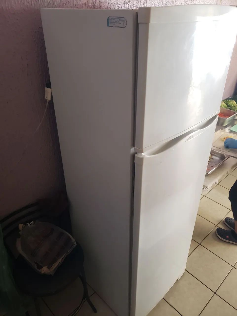 Geladeira funcionando