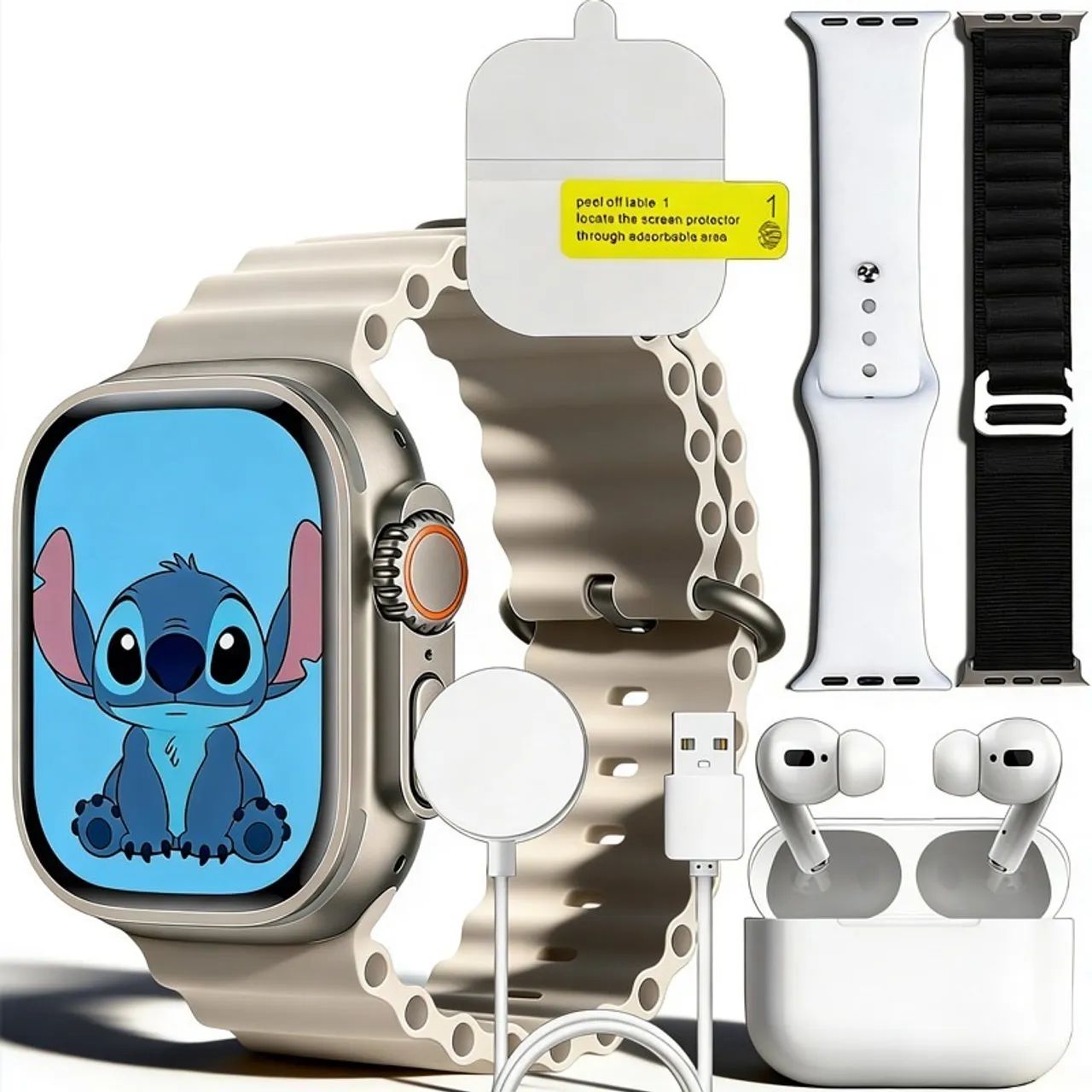 kit Smartwatch Relógio Inteligente 2026 Novo X8 2.2 Polegadas Para iOS Android Completo - Foto 5