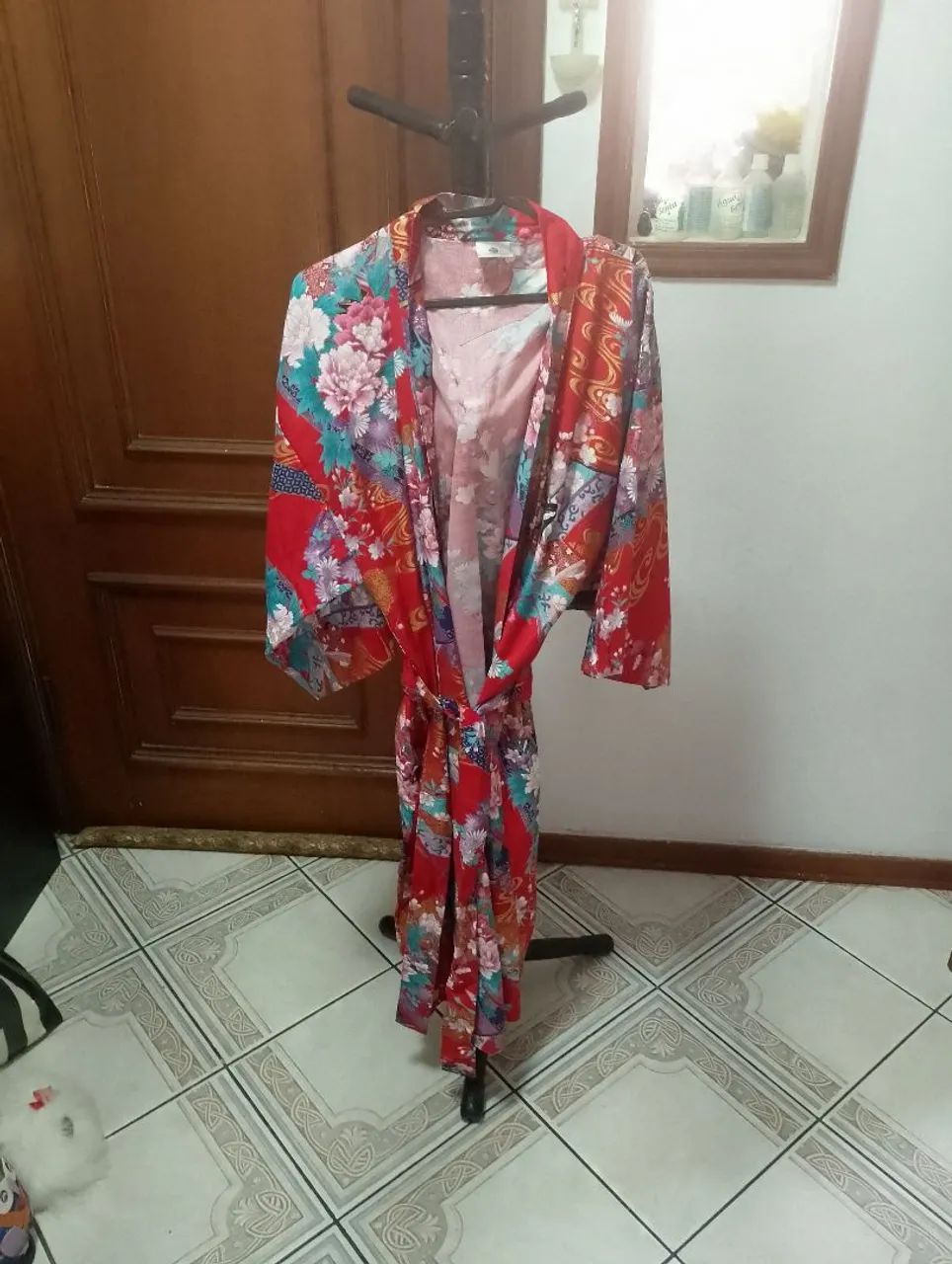 Roupão veio do Japão 