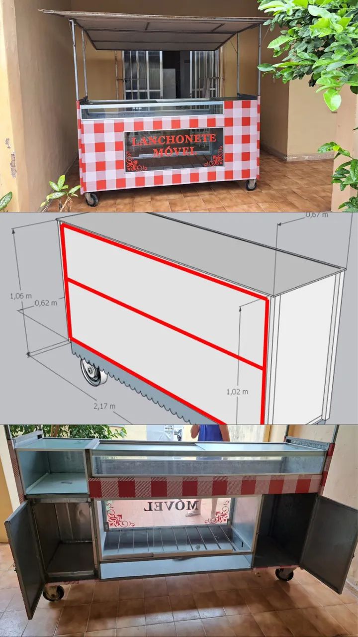 Trailer de lanches / carrinhos para venda de lanches - Foto 3
