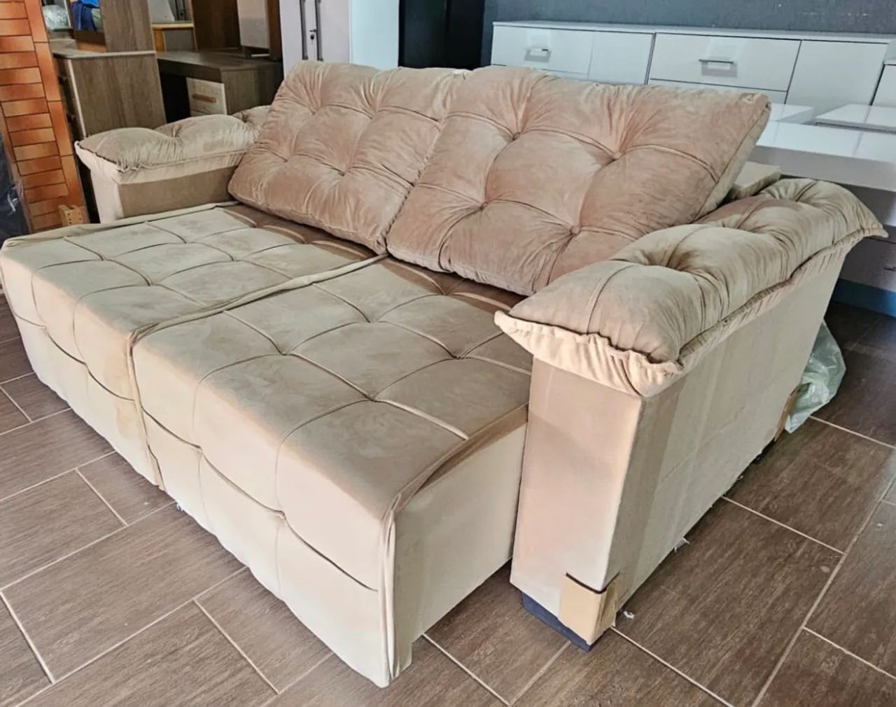 Sofá retrátil / NOVO / ENTREGAMOS  - Foto 4