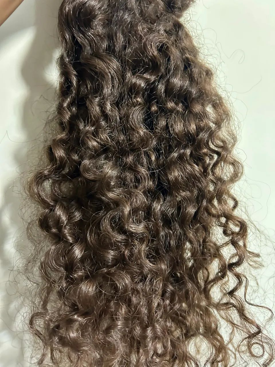 Cabelo humano cacheado 