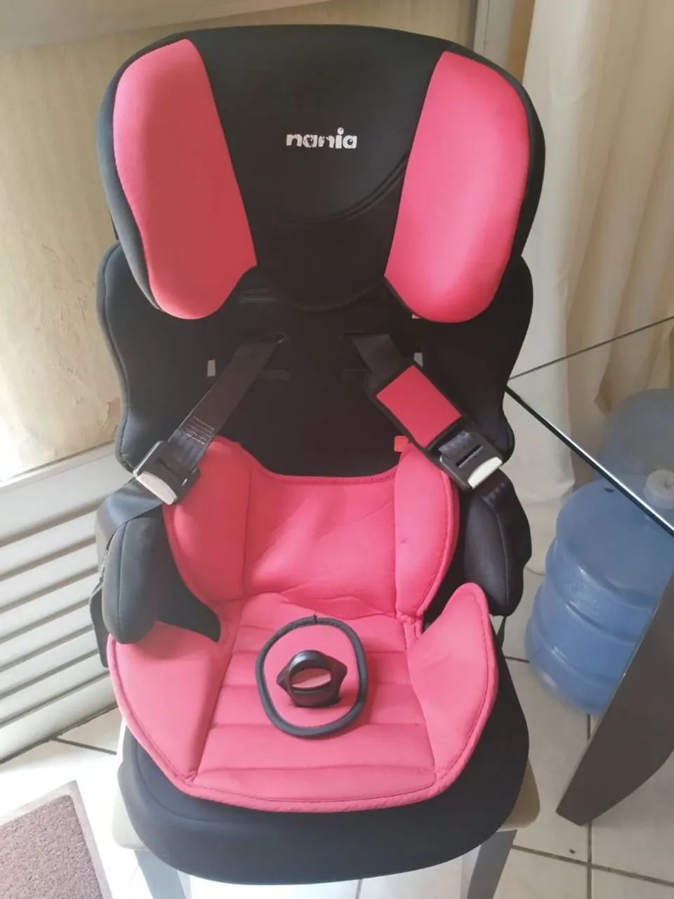 Cadeira de bebê conforto e bicicleta 