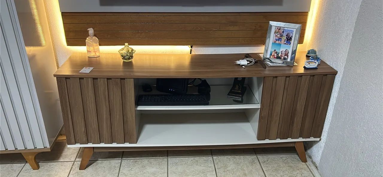 Painel de TV e rack - Foto 3