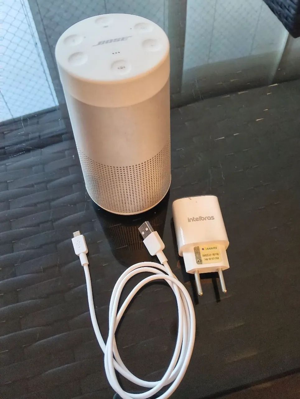 Caixa De Som Portátil Bose Soundlink Revolve , Bluetooth, Prata