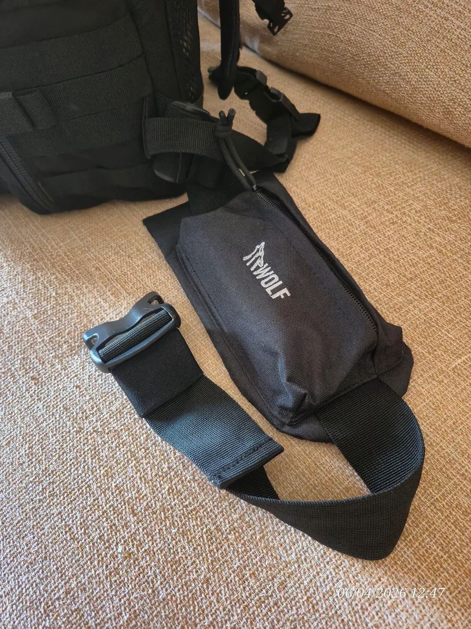Mochila Militar Wolf Cargo Preta Cordura 1000d Zíper Ykk® - Edição Limitada Made In Usa - Foto 2