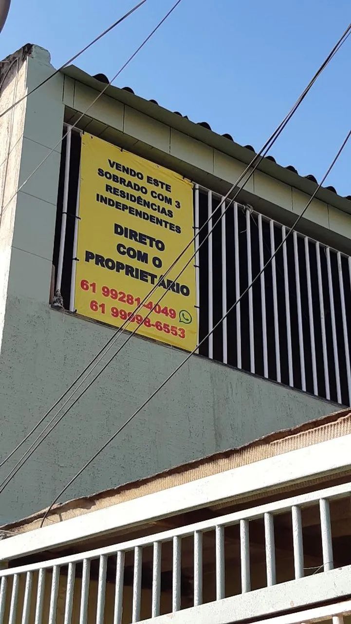 Sobrado com 3 casas ceilandia Norte  - Foto 3