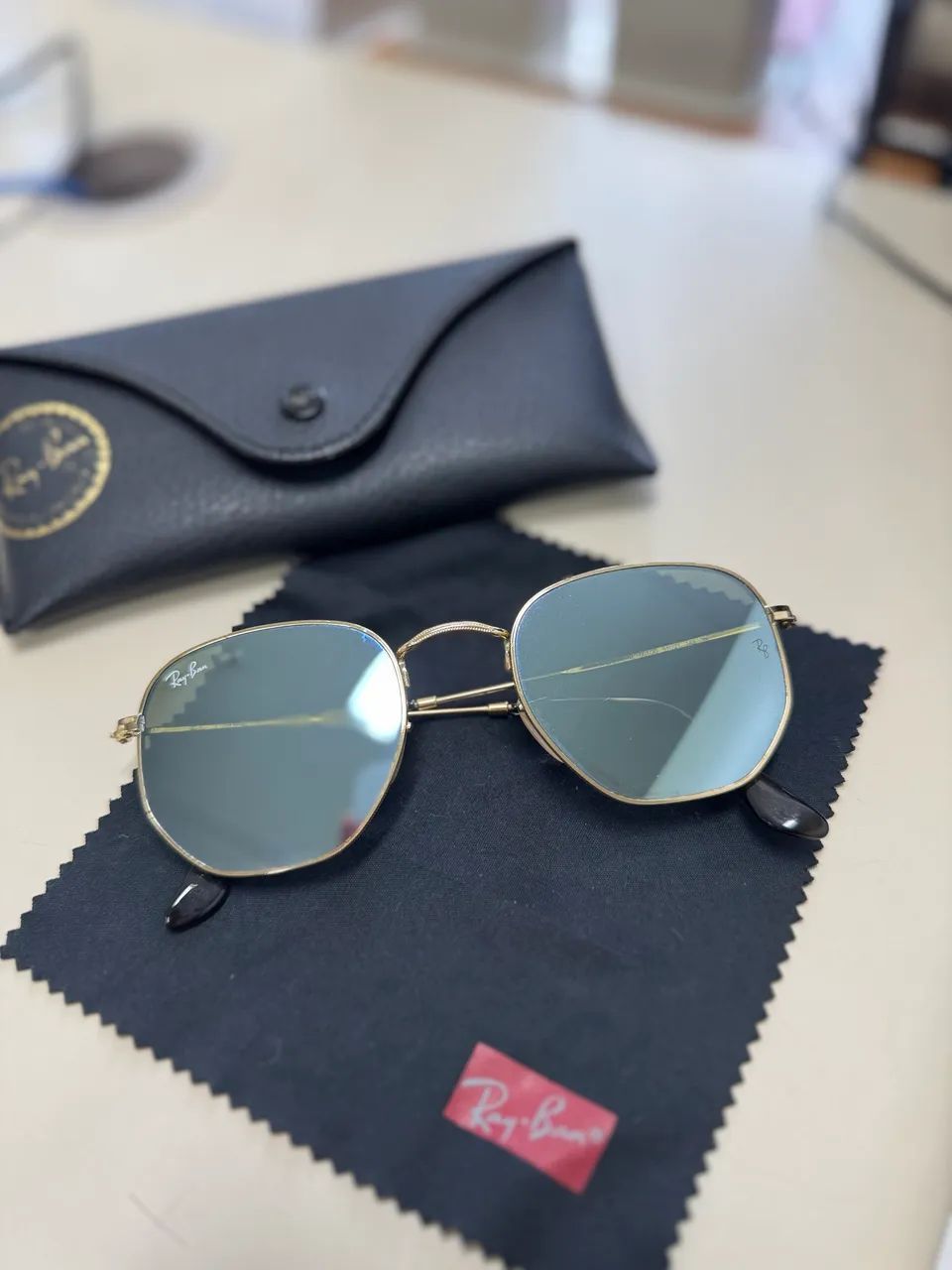 ÓCULOS RAY BAN HEXAGONAL - ORIGINAL - Foto 4