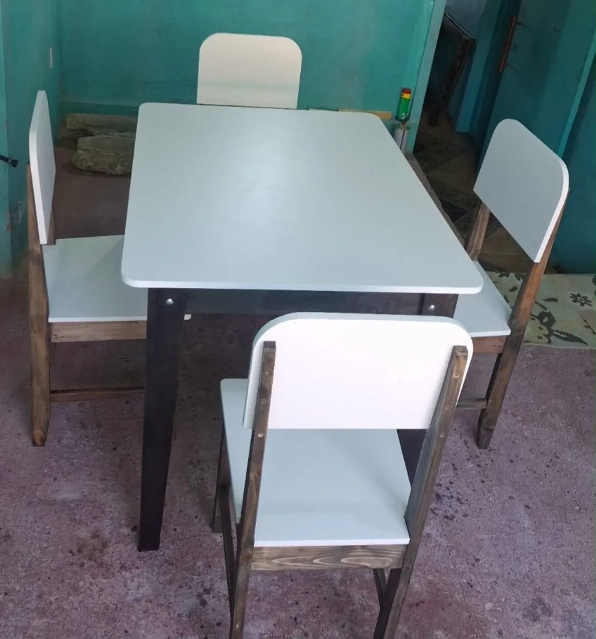 Mesa de jantar 4 cadeiras  - Foto 3