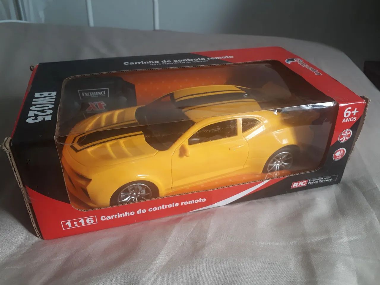 Carro rc camaro amarelo  - Foto 2