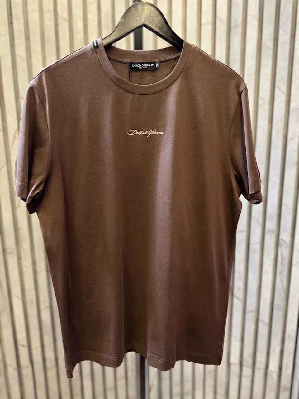 CAMISETA DOLCE  & GABBANA - MARROM