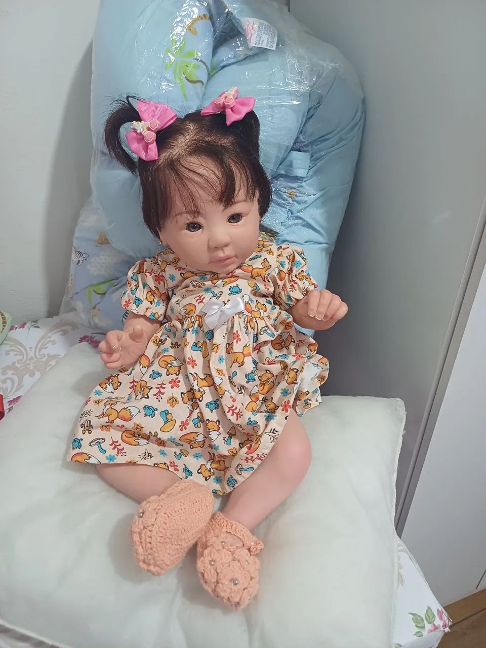 Bebê Reborn Com Ber ço  - Foto 2