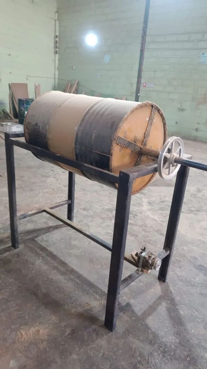 Mesa com tambor giratório 