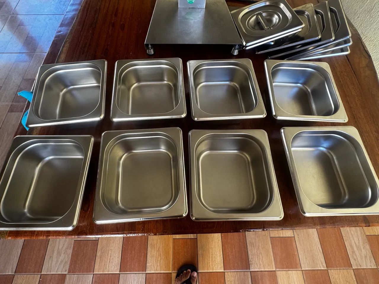 Kit 8 cubas de inox  - Foto 2