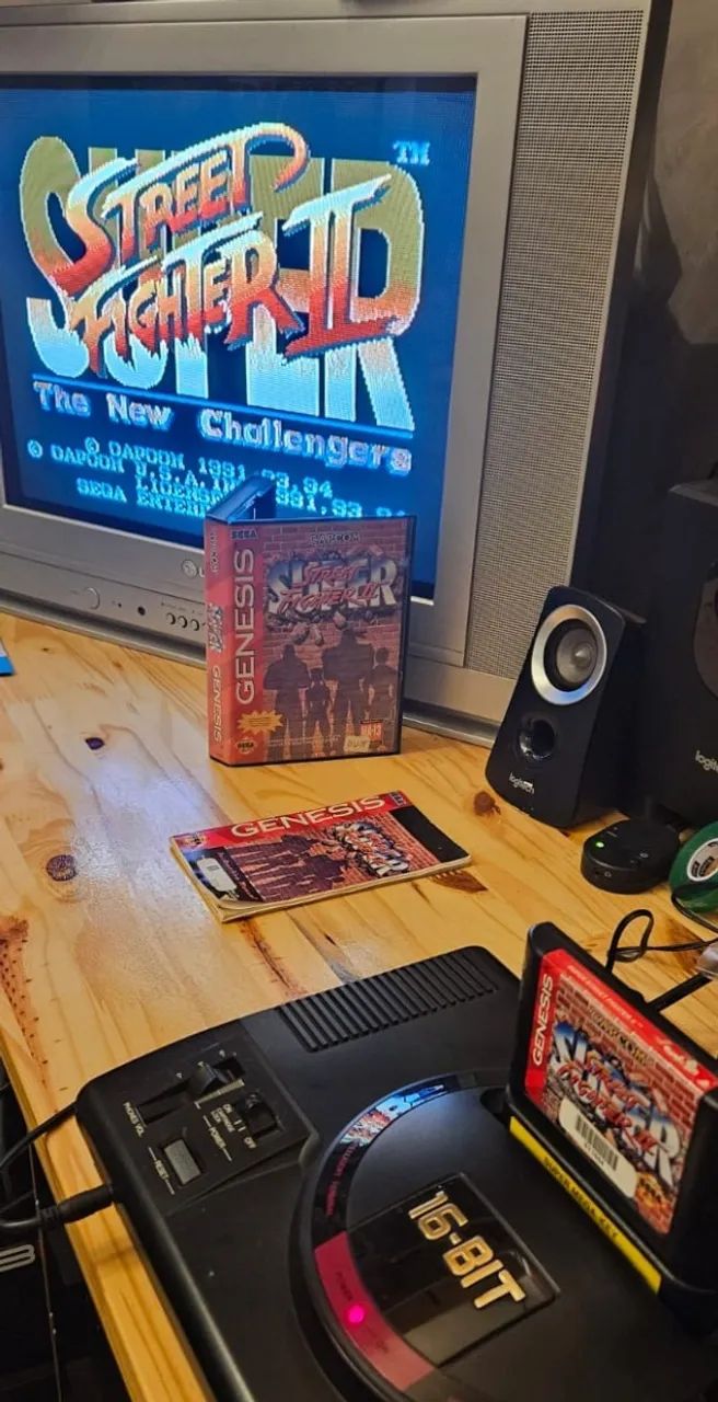 Jogo Original para Mega Drive / Genesis - SUPER STREET FIGHTER II THE NEW CHALLENGERS - Foto 2