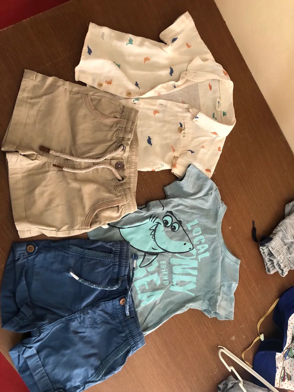 Lote verão TAM 1 menino 29 peças 