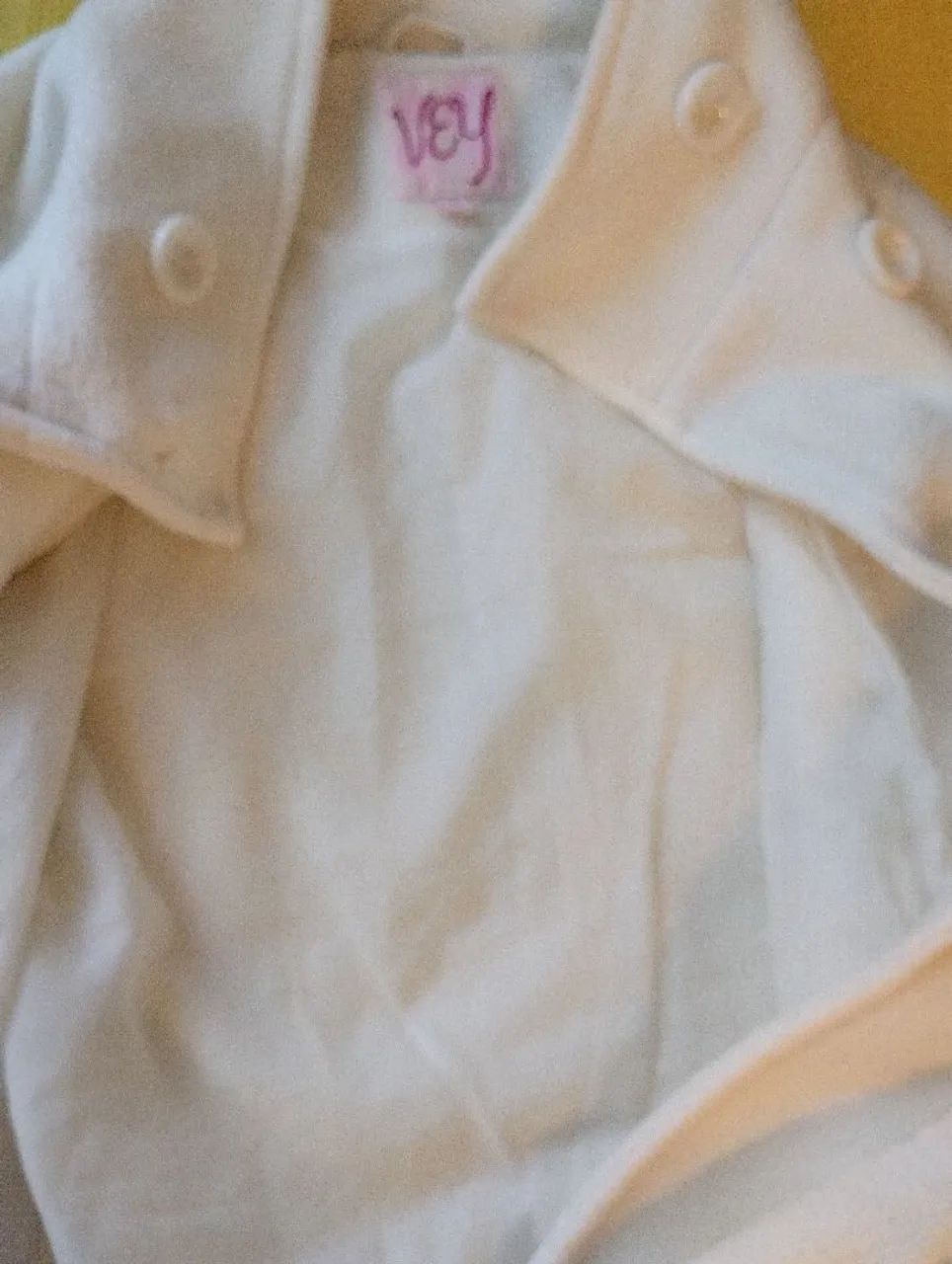 Casaco em soft off white - P - Foto 5