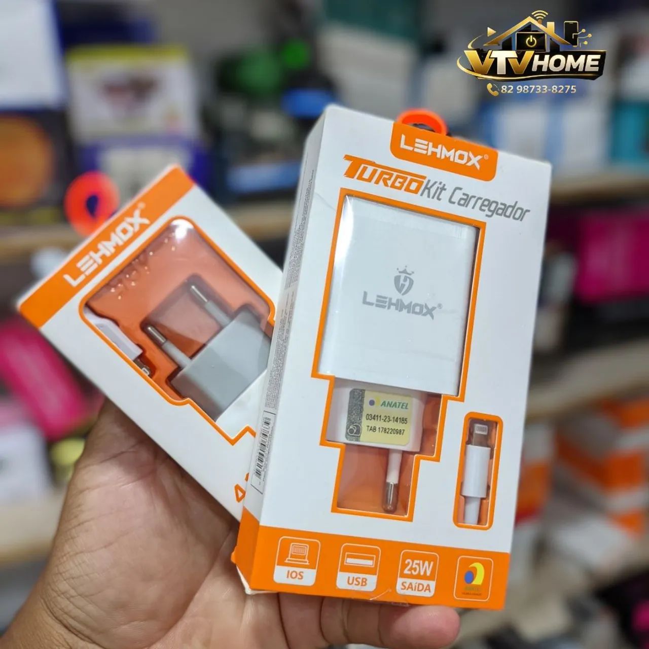 Carregador Para iPhone Completo + Entrega Grátis 