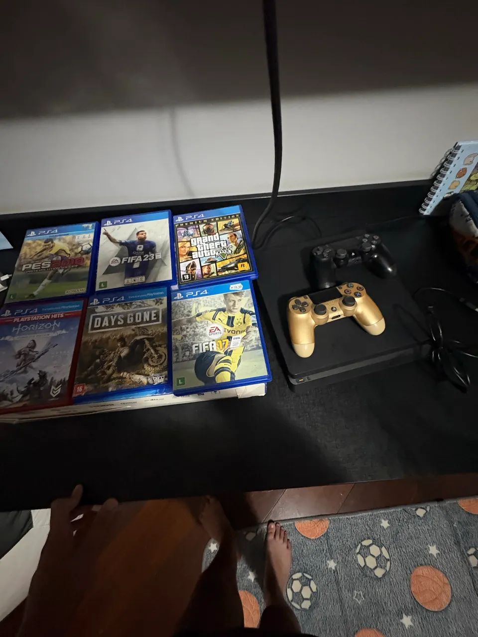 PS4 com 1TB HDR com MEGA PACK + 6 jogos - Foto 5