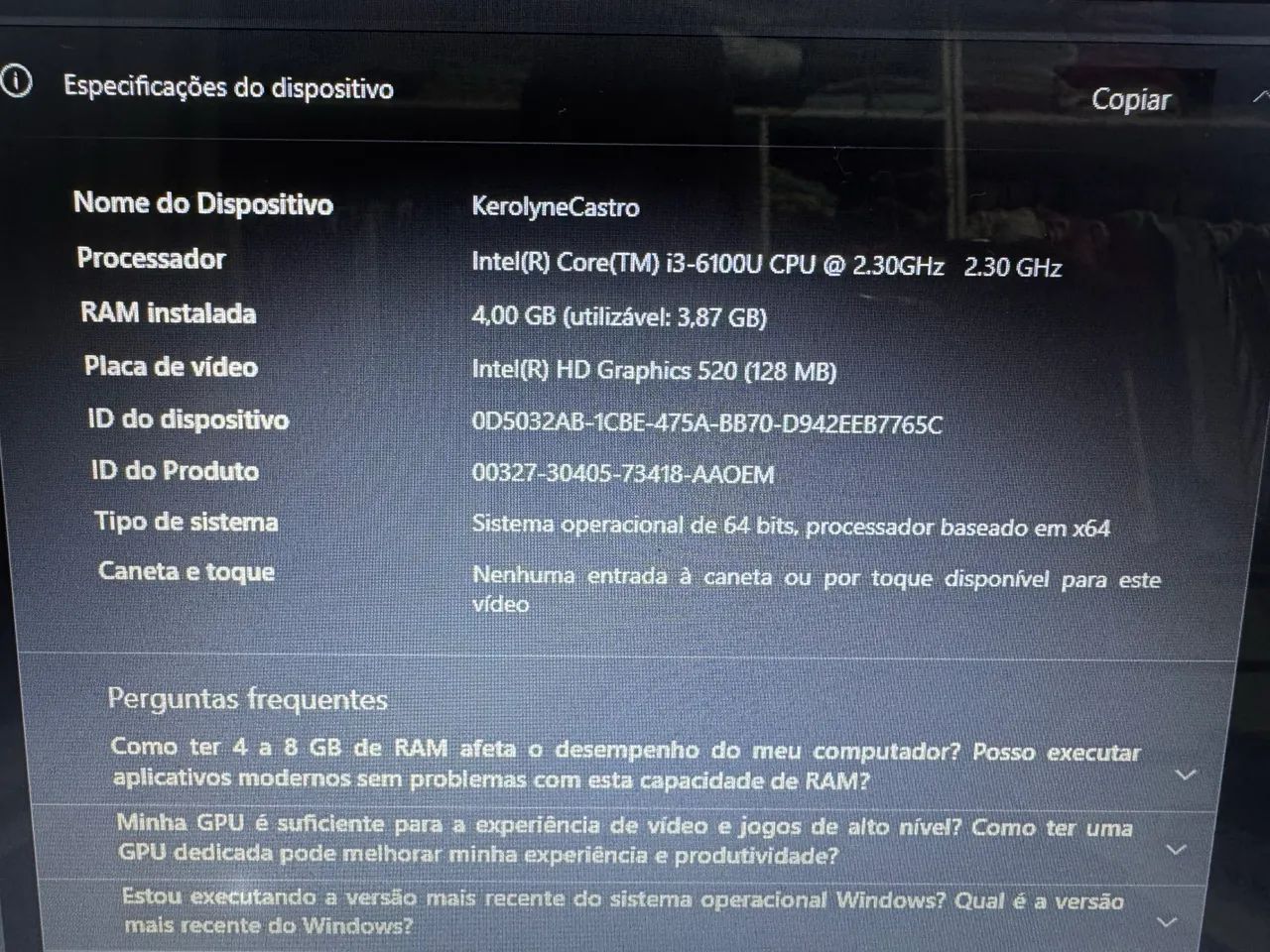 Notebook Acer Intel Core i3 (Negociável) - Foto 5