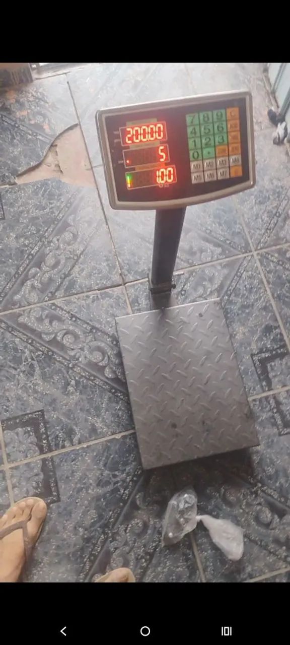 Balança digitalizar 
