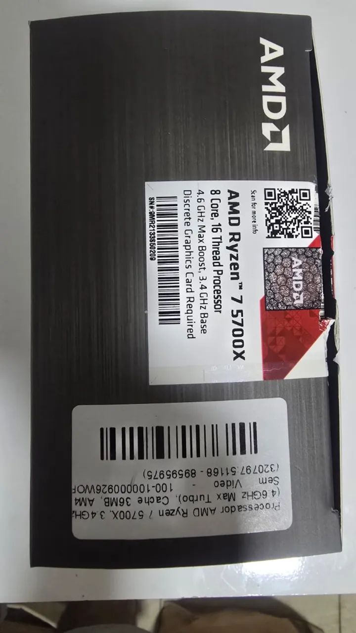 Processador AMD Ryzen 7 5700X  - Foto 2