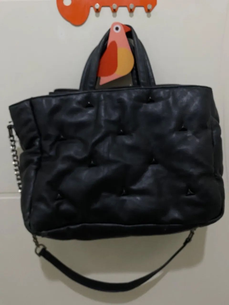 Bolsa grande Arezzo Couro 