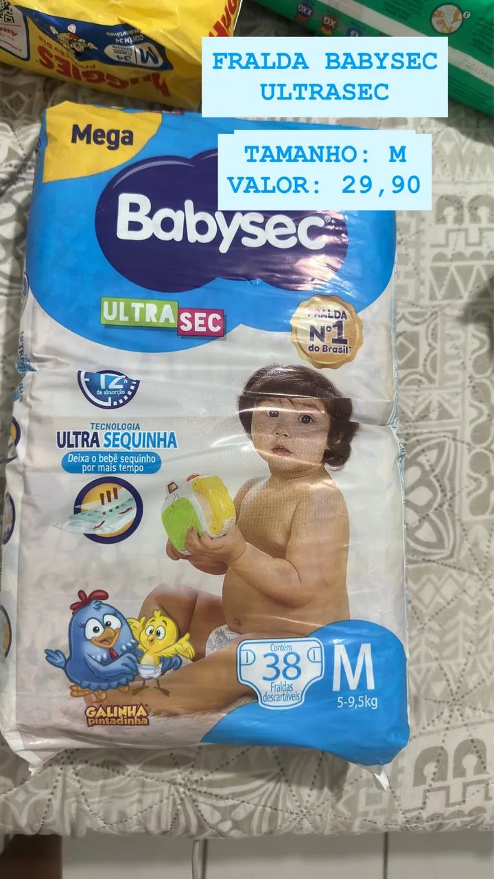 FRALDA DESCARTÁVEL M BEBÊ  - Foto 4
