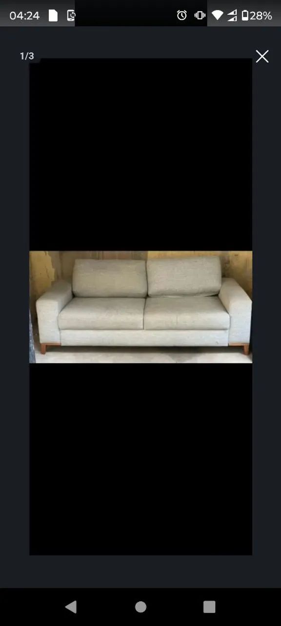 Vendo um sofá de dois lugares modelo novo 