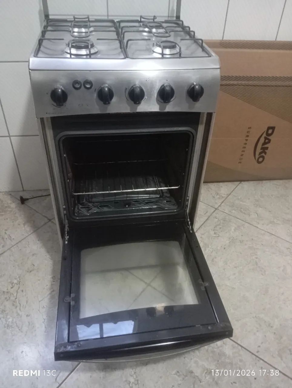 FOGÃO DAKO 4 BOCAS - EXCELENTE ESTADO - Foto 4