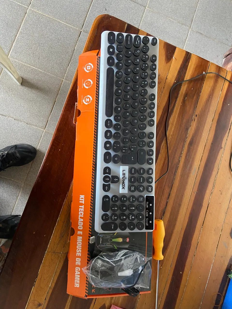 Kit mouse e teclado gamer rgb - Foto 2