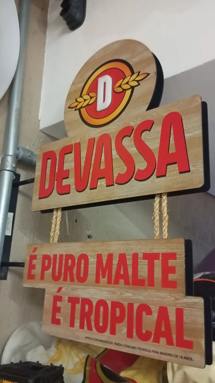 Placa Devassa 